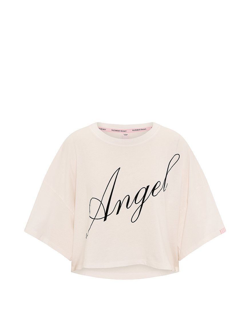 100% cotton oversized crop tee 100% cotton oversized crop tee
