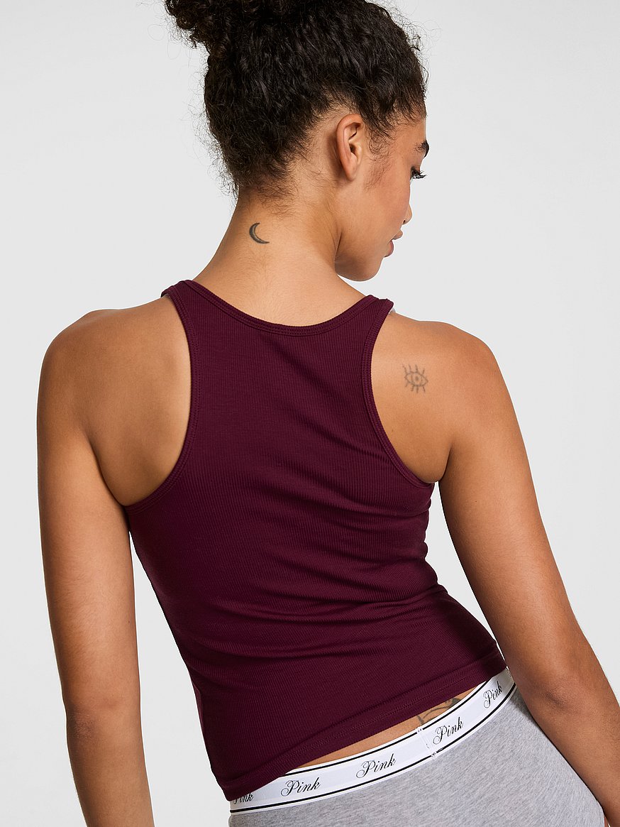 relaxed rib boyfriend tank top relaxed rib boyfriend tank top