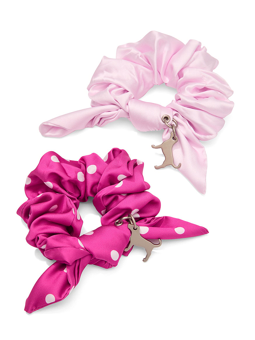 2 pack charm scrunchie set 2 pack charm scrunchie set