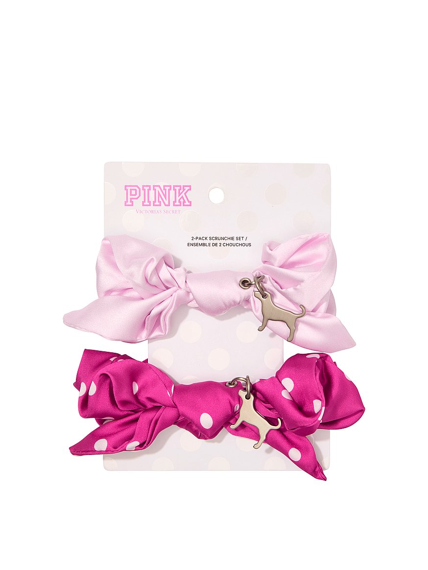2 pack charm scrunchie set 2 pack charm scrunchie set