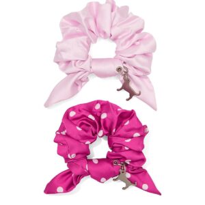 Home 2 pack charm scrunchie set
