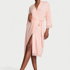 sosoft™ modal lace trim robe