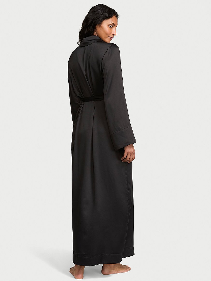 satin long robe satin long robe