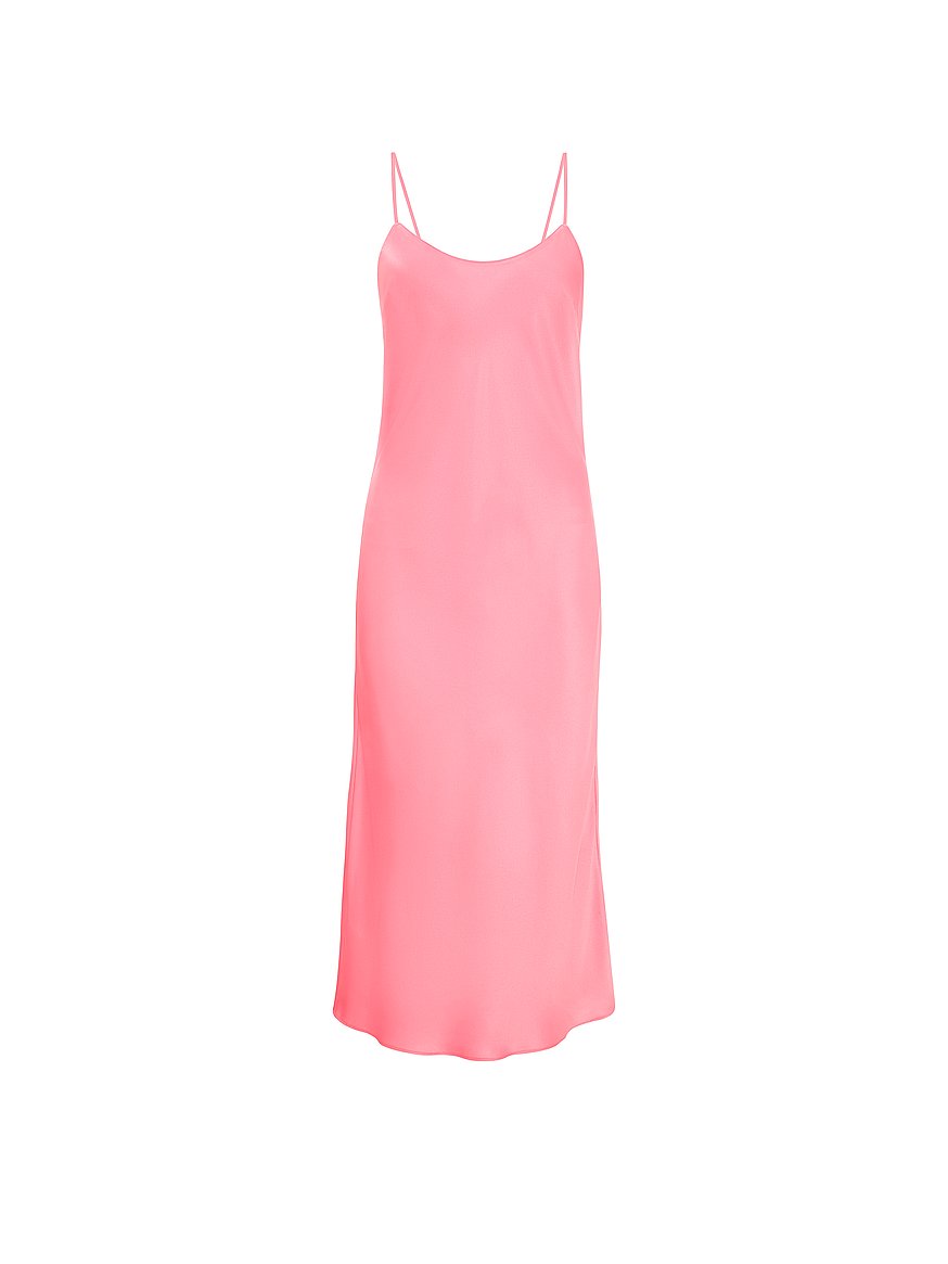satin midi slip dress satin midi slip dress