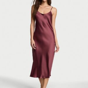 Витрина satin midi slip dress