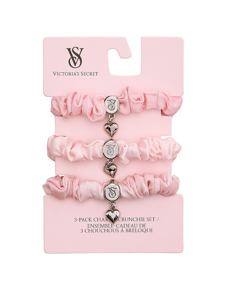 3 pack heritage stripe skinny charm scrunchie set 3 pack heritage stripe skinny charm scrunchie set