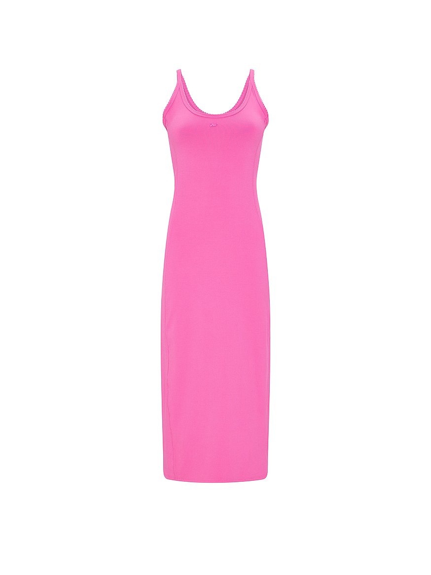 all day soft rib high neck midi dress all day soft rib high neck midi dress
