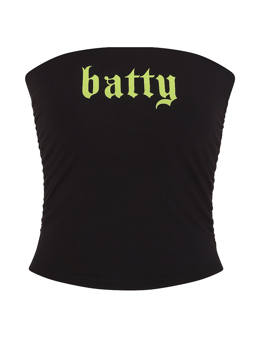 all day cotton™ side ruched tube top all day cotton™ side ruched tube top