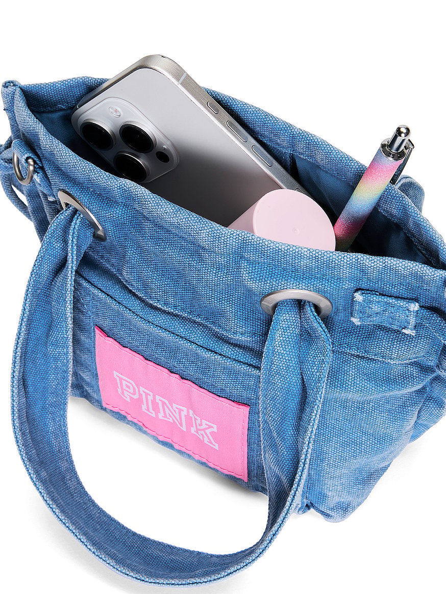 canvas flat bottom mini tote bag canvas flat bottom mini tote bag