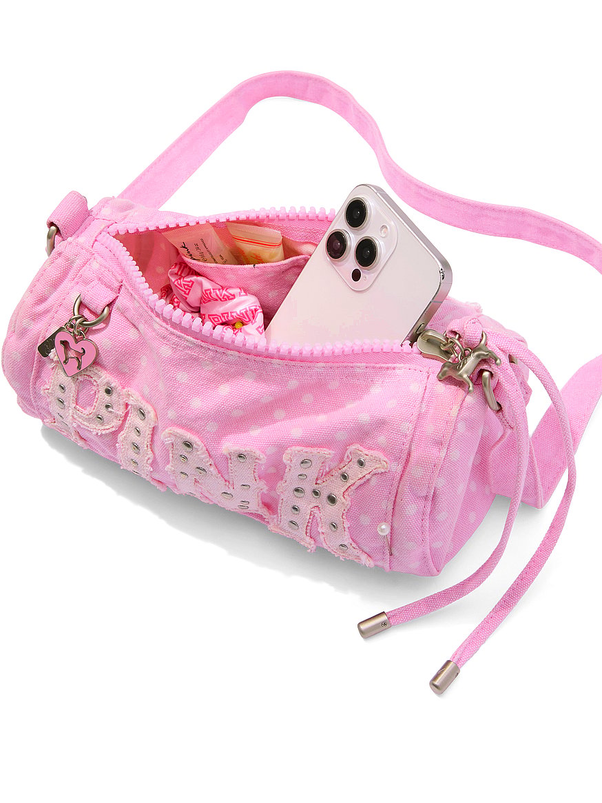 canvas rolled duffle shoulder bag canvas rolled duffle shoulder bag
