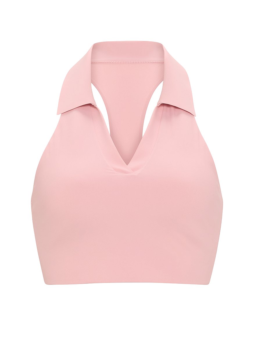 vsx racketcool™ collared bra top vsx racketcool™ collared bra top