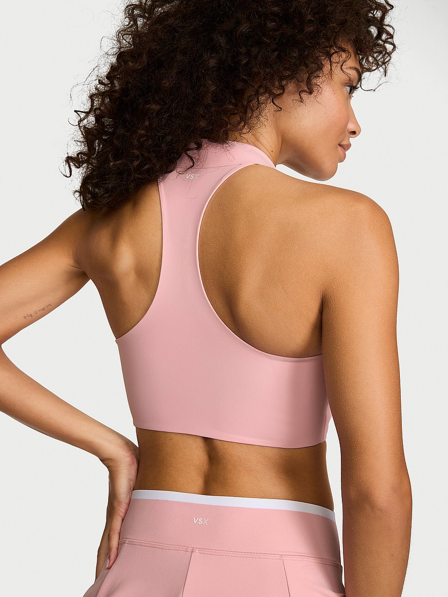 vsx racketcool™ collared bra top vsx racketcool™ collared bra top