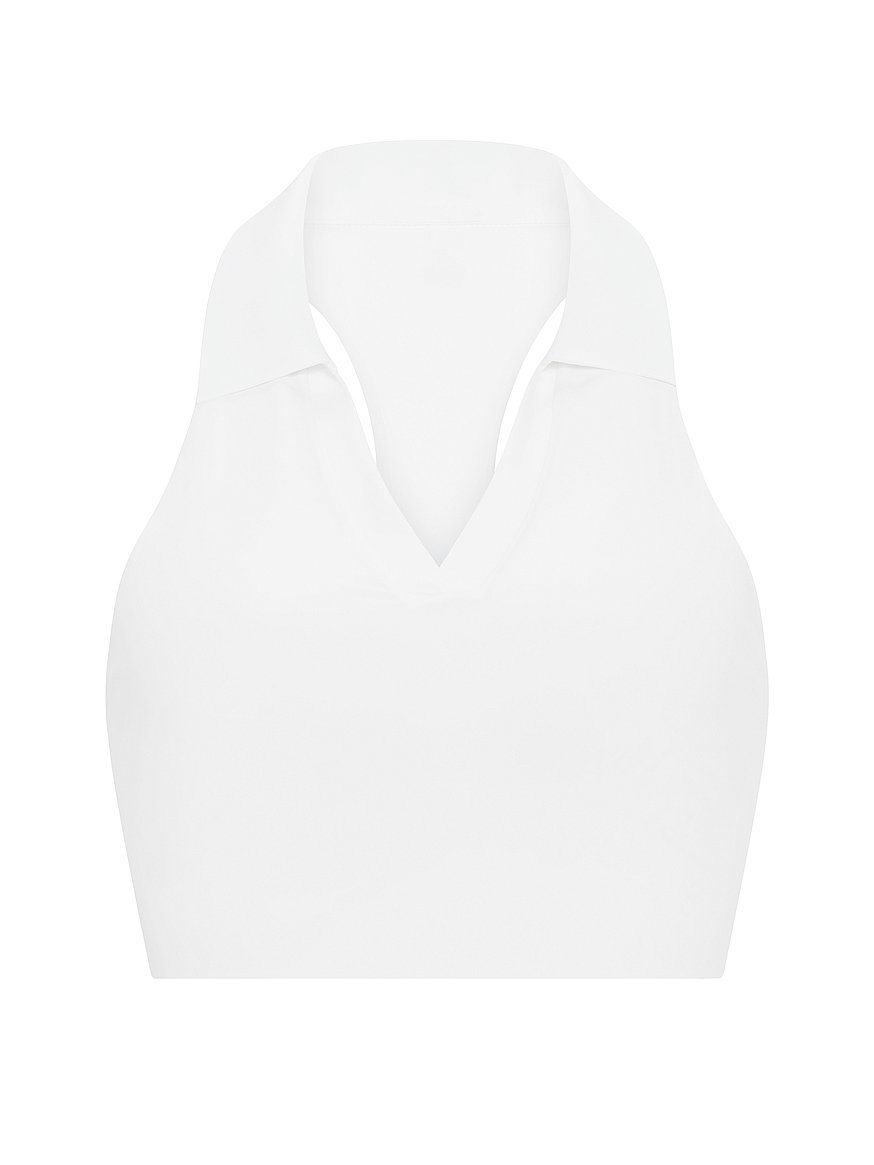vsx racketcool™ collared bra top vsx racketcool™ collared bra top