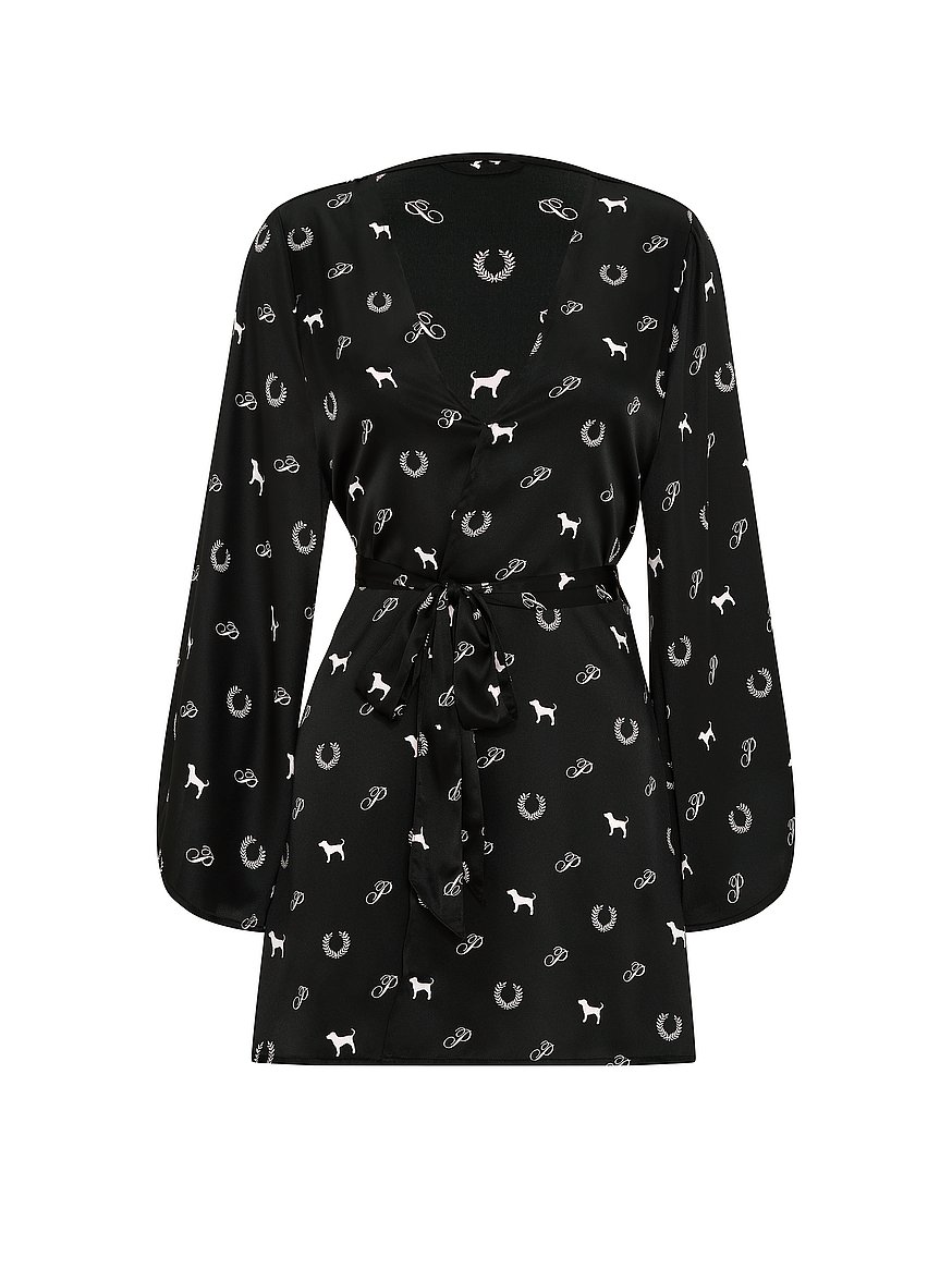 grwpink™ satin robe grwpink™ satin robe