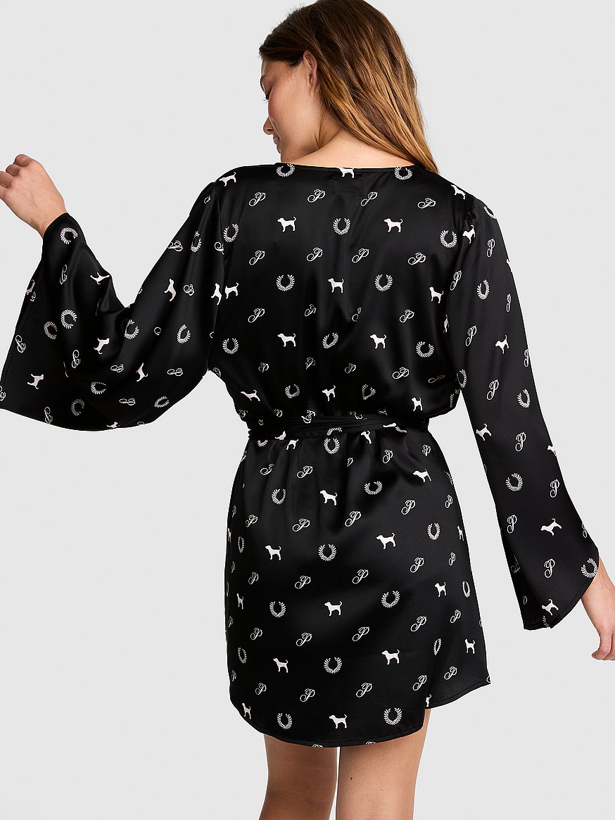 grwpink™ satin robe grwpink™ satin robe