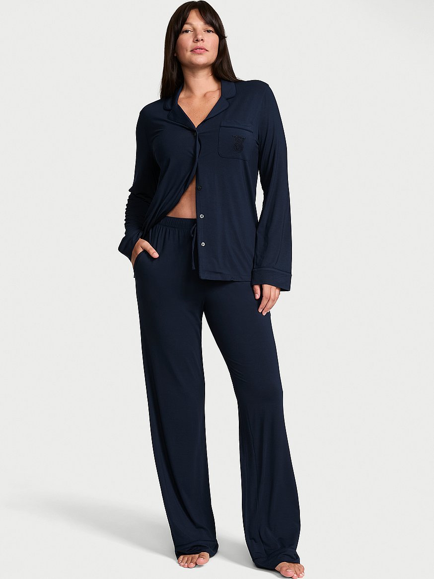 sosoft™ modal long pajama set sosoft™ modal long pajama set
