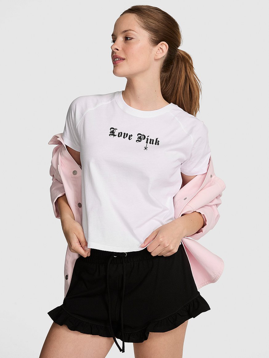 cotton raglan sleep tee cotton raglan sleep tee