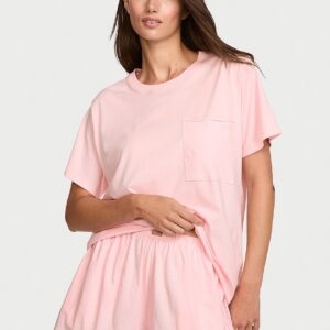 Home organic pima tee short set