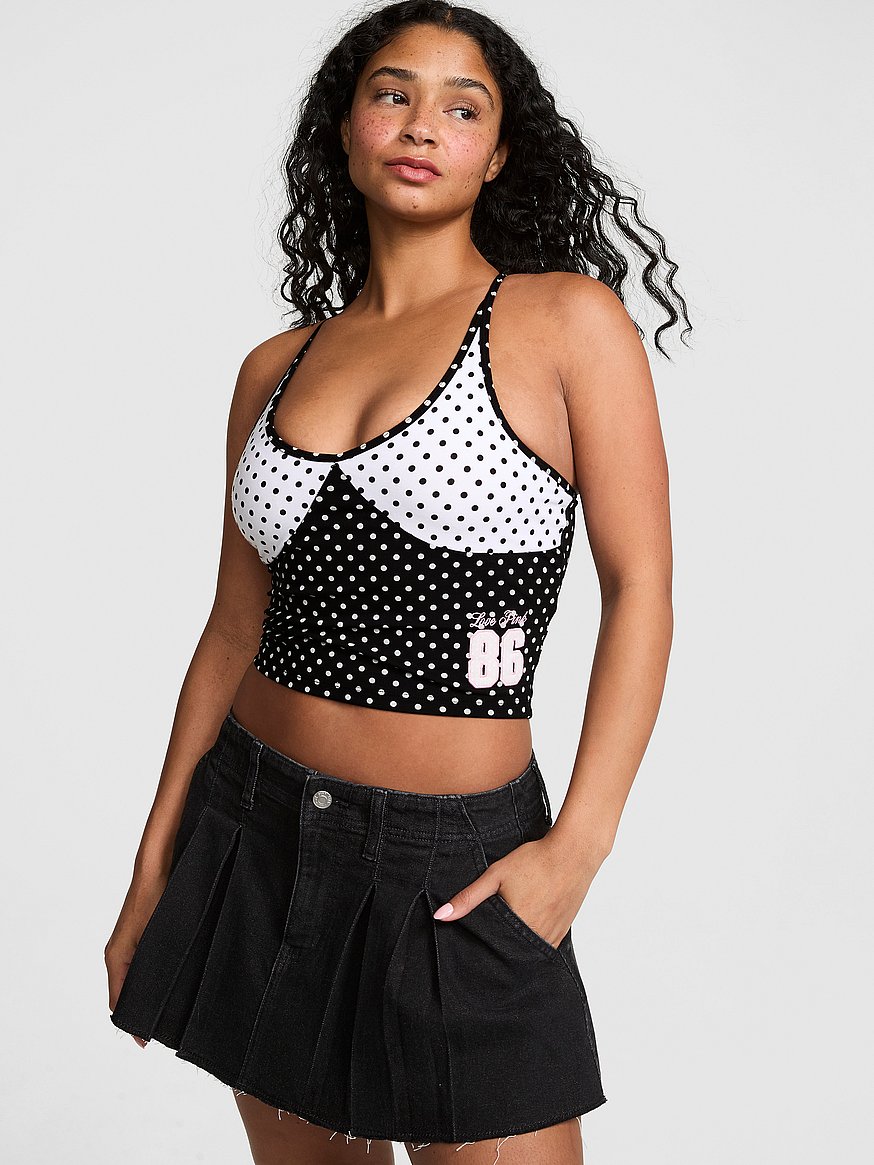 all day cotton™ racerback bra tank all day cotton™ racerback bra tank