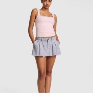 campus fleece™ pleated skort