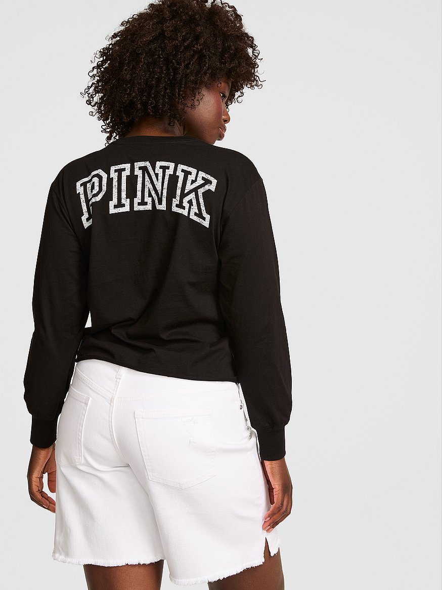 campus cotton™ long sleeve pocket tee campus cotton™ long sleeve pocket tee