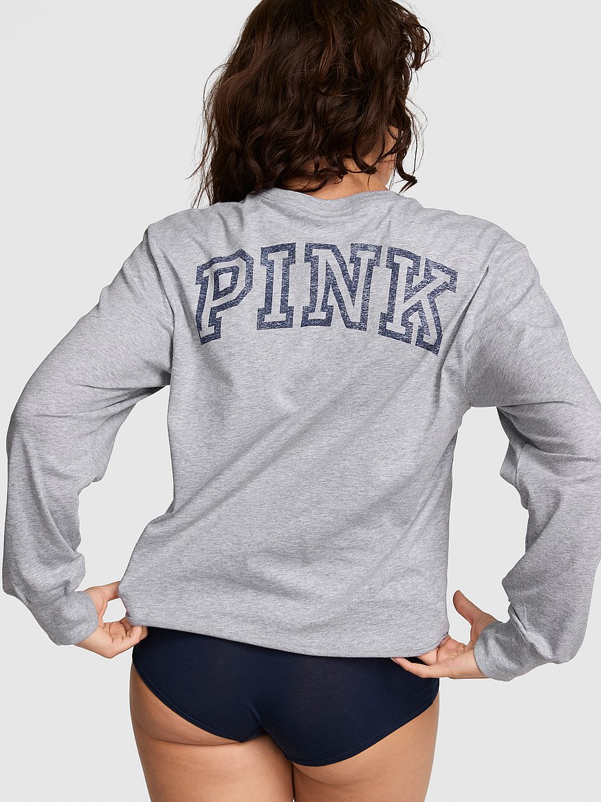 campus cotton™ long sleeve pocket tee campus cotton™ long sleeve pocket tee