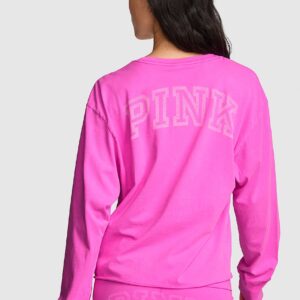 campus cotton™ long sleeve pocket tee