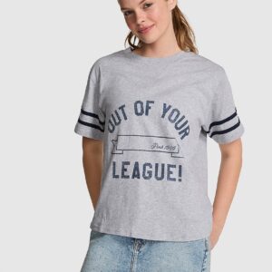 campus cotton™ v stitch crewneck boxy tee