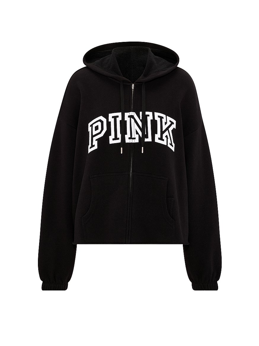 campus fleece™ raw cut full zip hoodie campus fleece™ raw cut full zip hoodie