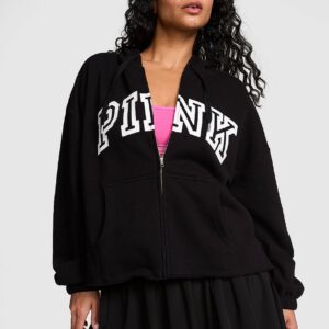 Витрина campus fleece™ raw cut full zip hoodie