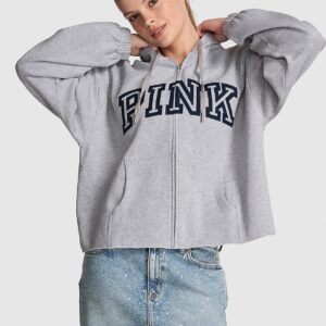Home campus fleece™ raw cut full zip hoodie