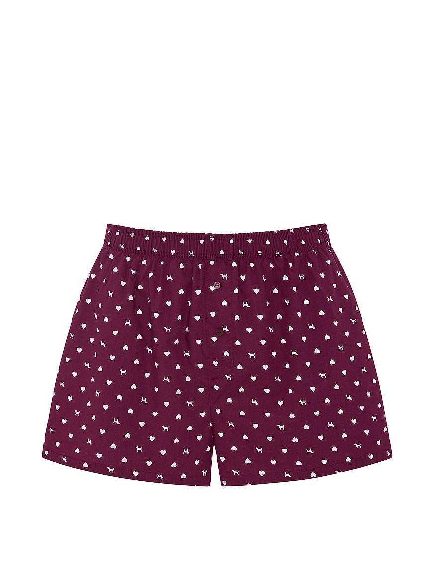 cotton boxy pajama shorts cotton boxy pajama shorts