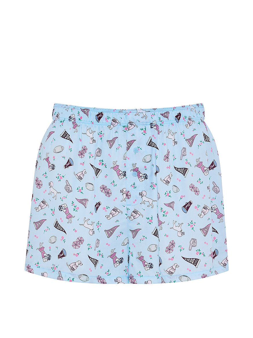 silky sleep boxy pajama shorts silky sleep boxy pajama shorts