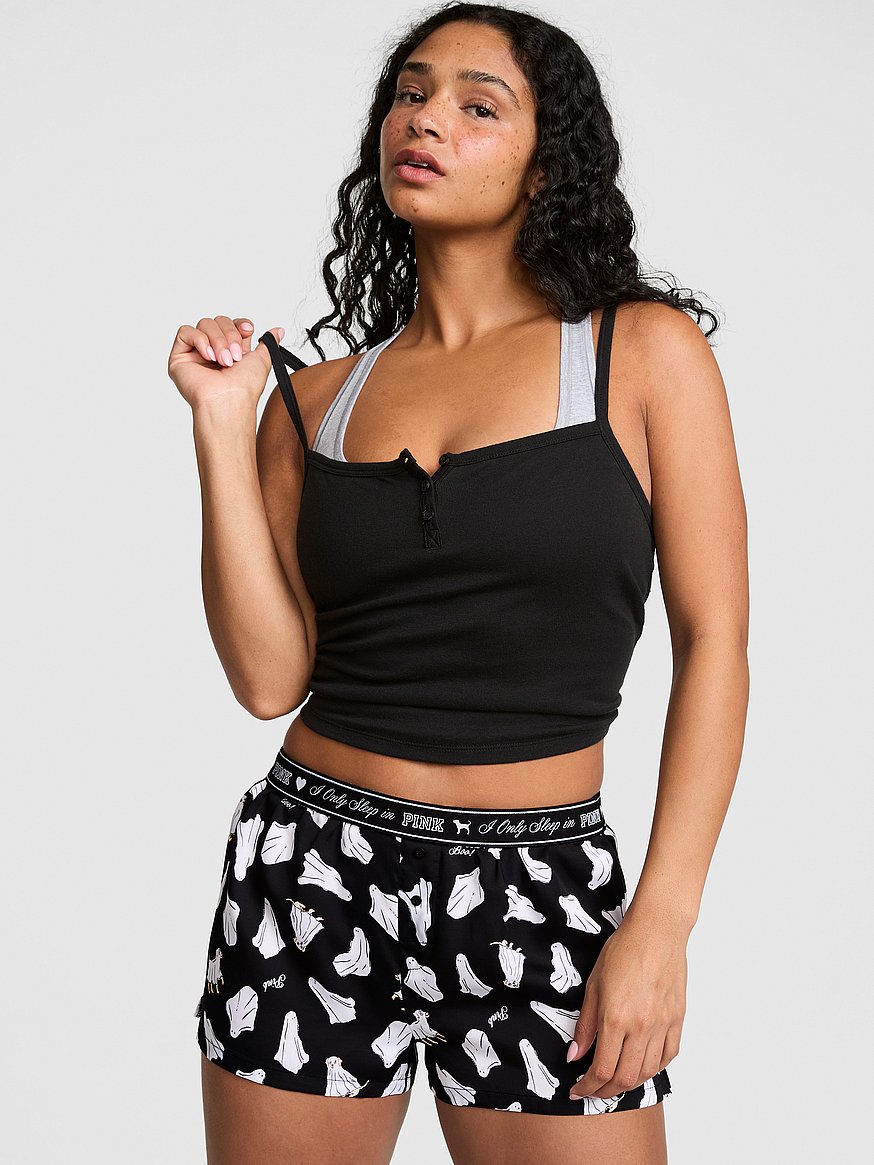 silky sleep boxy pajama shorts silky sleep boxy pajama shorts