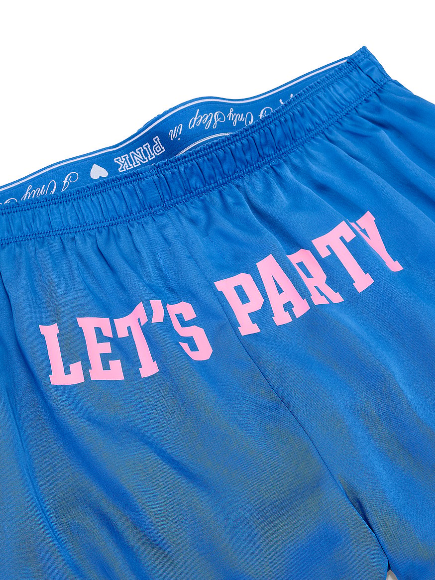 silky sleep boxy pajama shorts silky sleep boxy pajama shorts