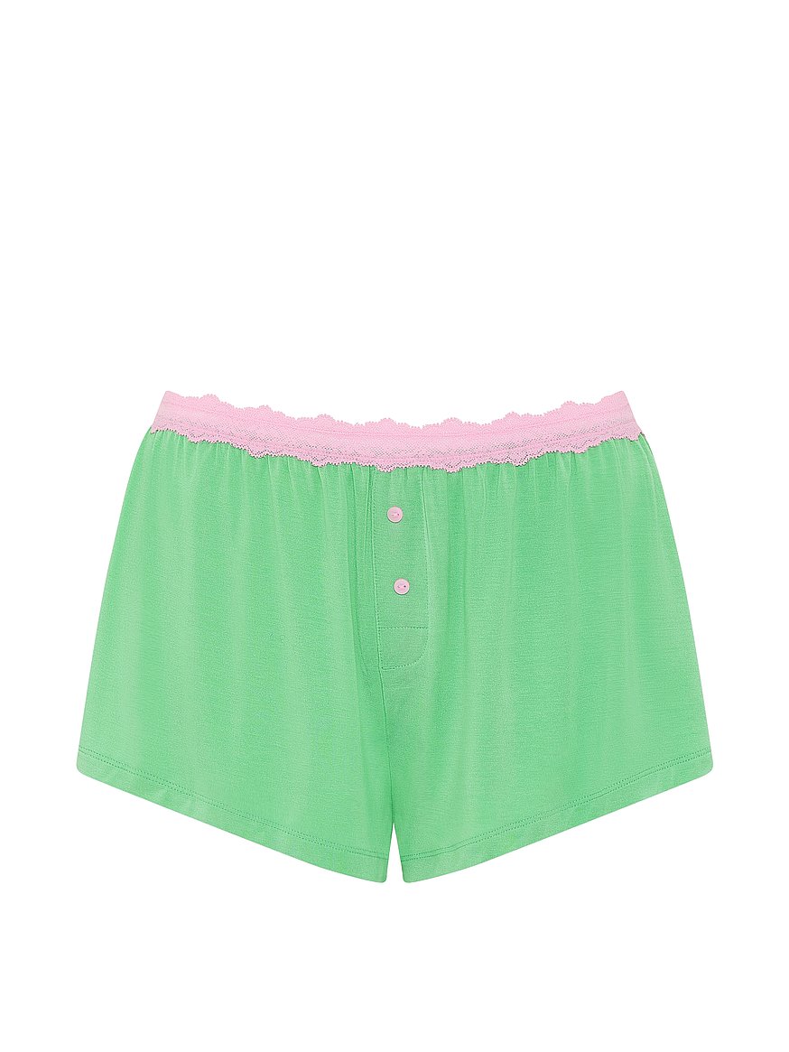24/7 lounge modal lace trim micro shorts 24/7 lounge modal lace trim micro shorts