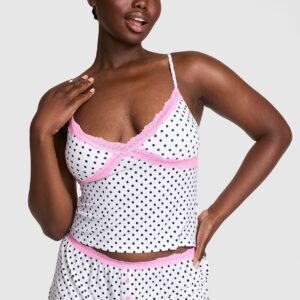 24/7 lounge modal lace trim cami