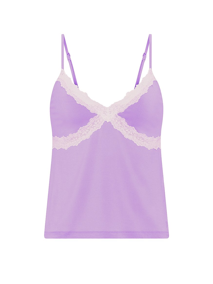 24/7 lounge modal lace trim cami 24/7 lounge modal lace trim cami