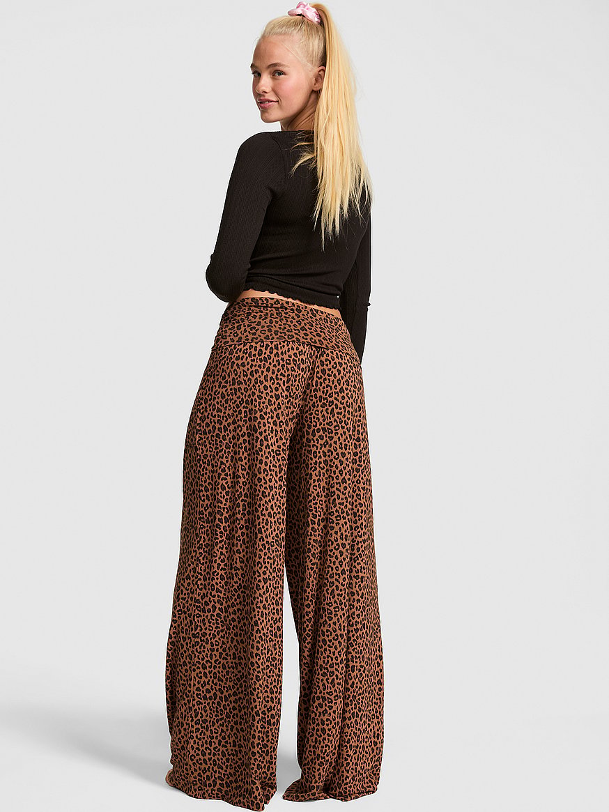 24/7 lounge modal foldover pants 24/7 lounge modal foldover pants