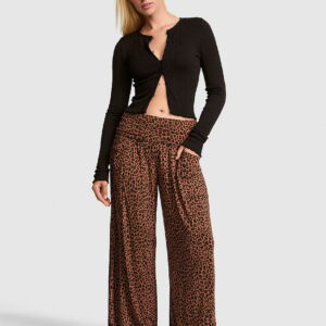 Home 24/7 lounge modal foldover pants