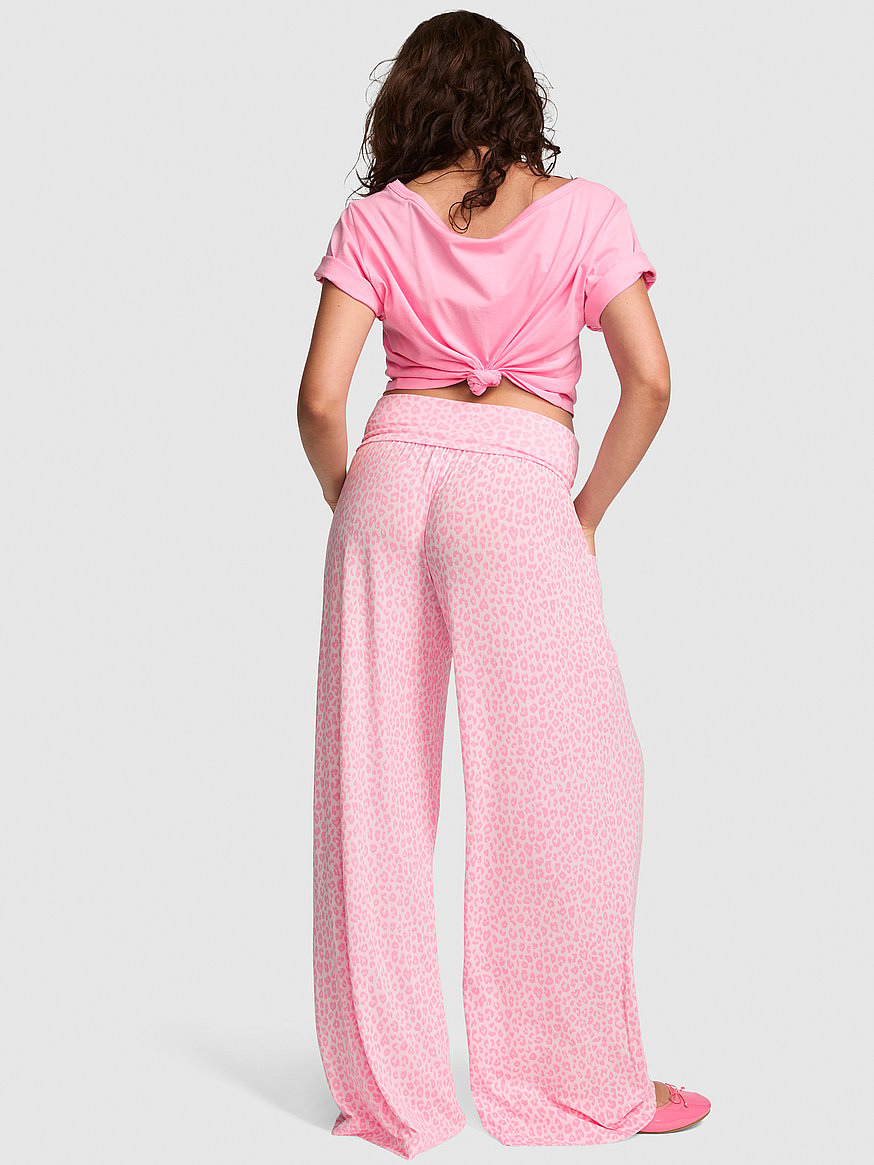 24/7 lounge modal foldover pants 24/7 lounge modal foldover pants