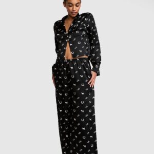 Home grwpink™ satin flyaway long sleeve & pants pajama set