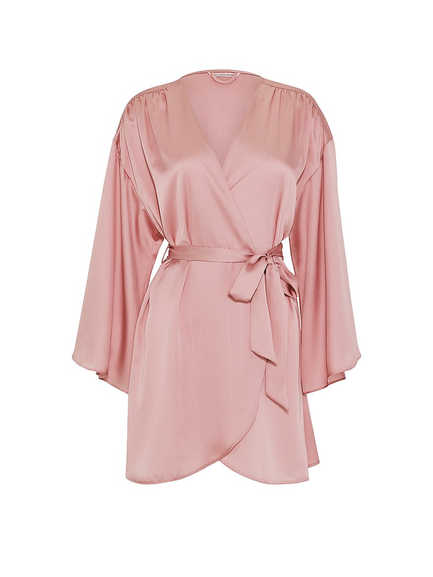 satin short robe satin short robe