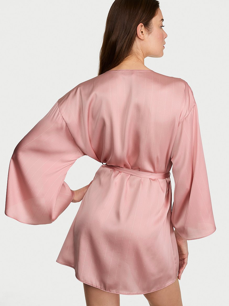 satin short robe satin short robe
