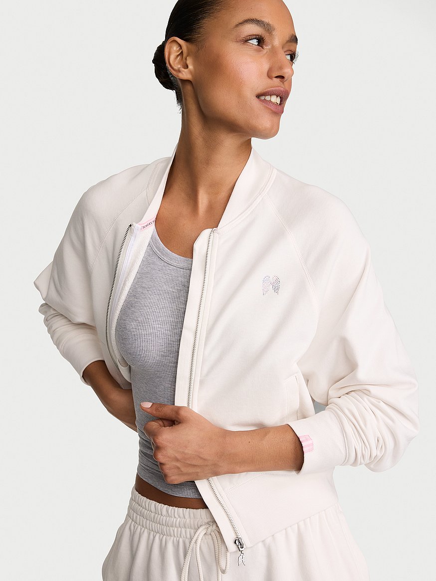 off duty terry bomber jacket off duty terry bomber jacket