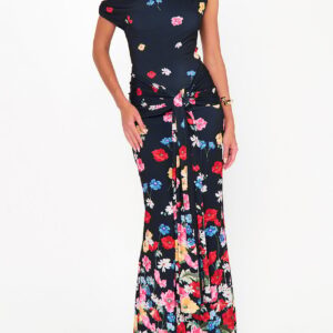 winona wrap maxi dress