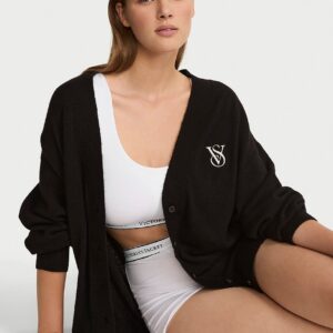 luxe knit cardigan sweater