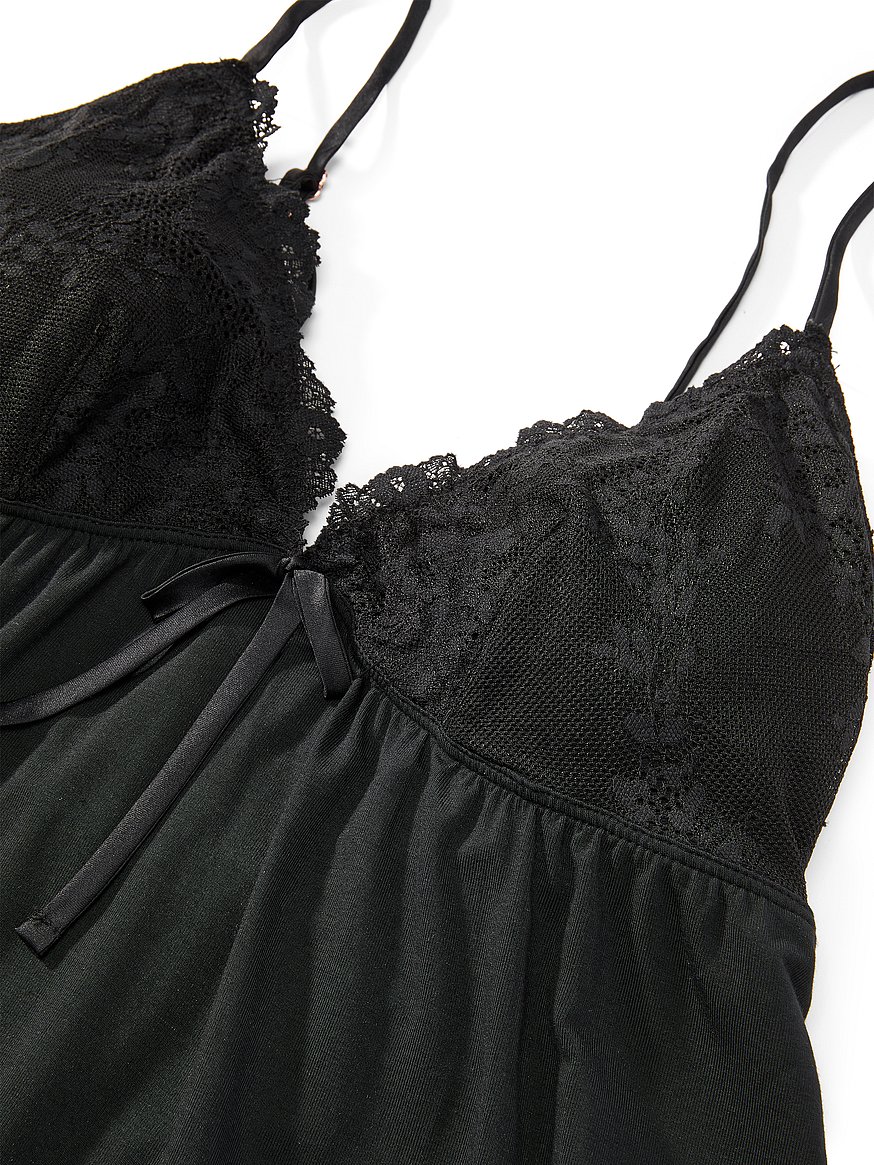 sosoft™ modal lace trim cami & pants set sosoft™ modal lace trim cami & pants set