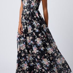 remi corset maxi dress