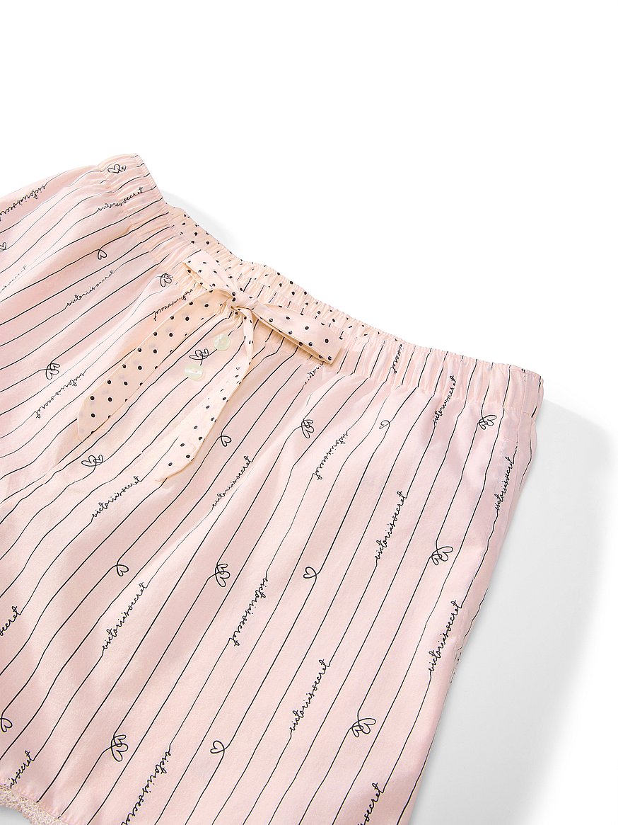 mix & match sleep heritage cotton pajama short mix & match sleep heritage cotton pajama short